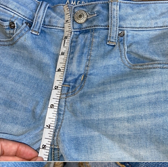 AEO Midi shorts light wash - Picture 4 of 6